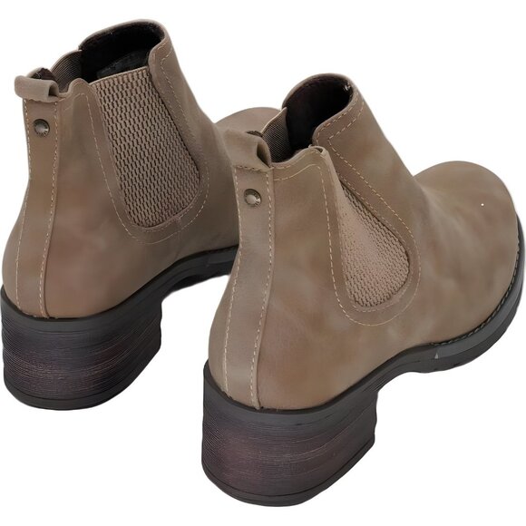 Eastland Jasmine Chelsea Ankle Boots for Women Brown Slip-On Block Heel US 7 - Picture 3 of 6